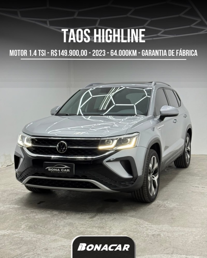 taos 1.4 16v highline tsi flex 4p automatico 2023 caxias do sul