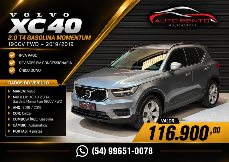 XC 40 2.0 T4 GASOLINA MOMENTUM 190CV FWD 