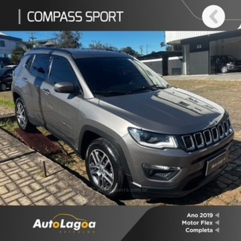 compass 2.0 sport 4x2 16v flex 4p automatica 2019 lagoa vermelha