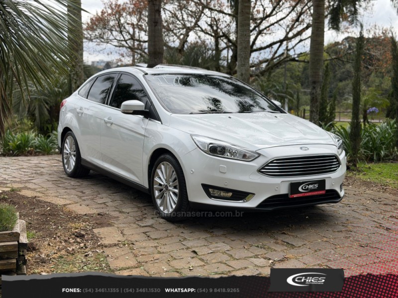 focus 2.0 titanium plus 16v flex 4p automatico 2017 carlos barbosa