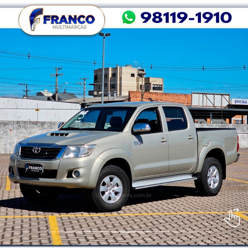hilux 3.0 srv 4x4 cd 16v turbo intercooler diesel 4p automatico 2014 vacaria