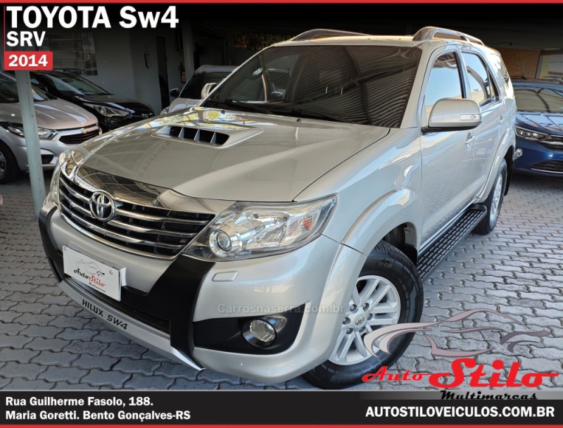 hilux sw4 3.0 srv 4x4 7 lugares 16v turbo intercooler diesel 4p automatico 2014 bento goncalves