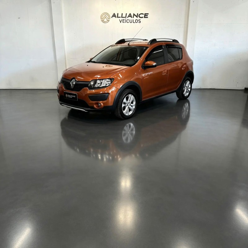 sandero 1.6 stepway 16v flex 4p automatico 2015 caxias do sul