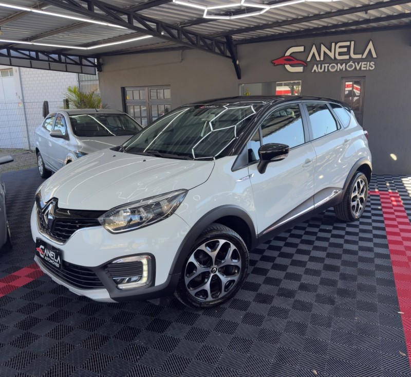 captur 1.6 16v flex intense automatico 2018 canela