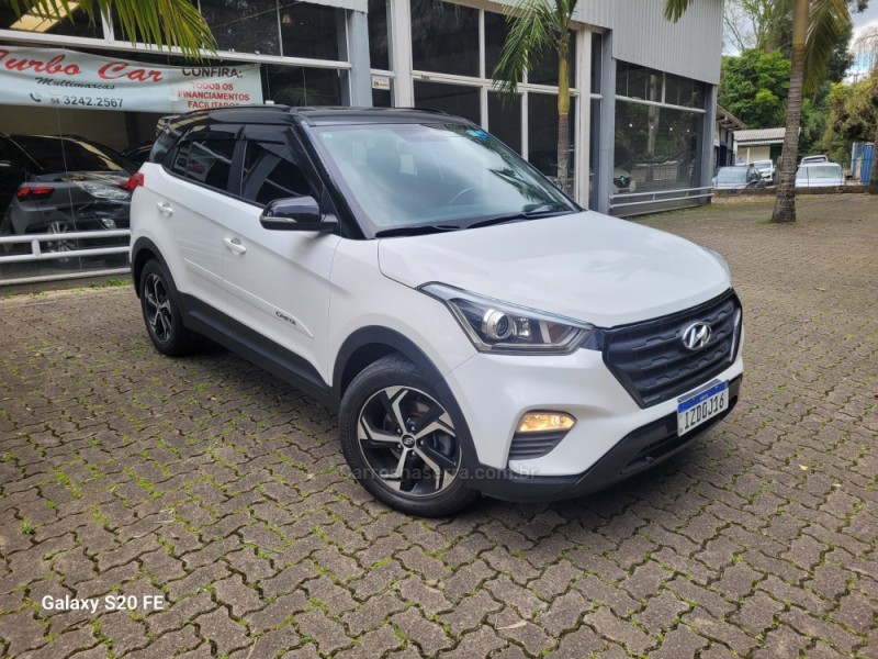 creta 2.0 16v flex sport automatico 2019 nova prata
