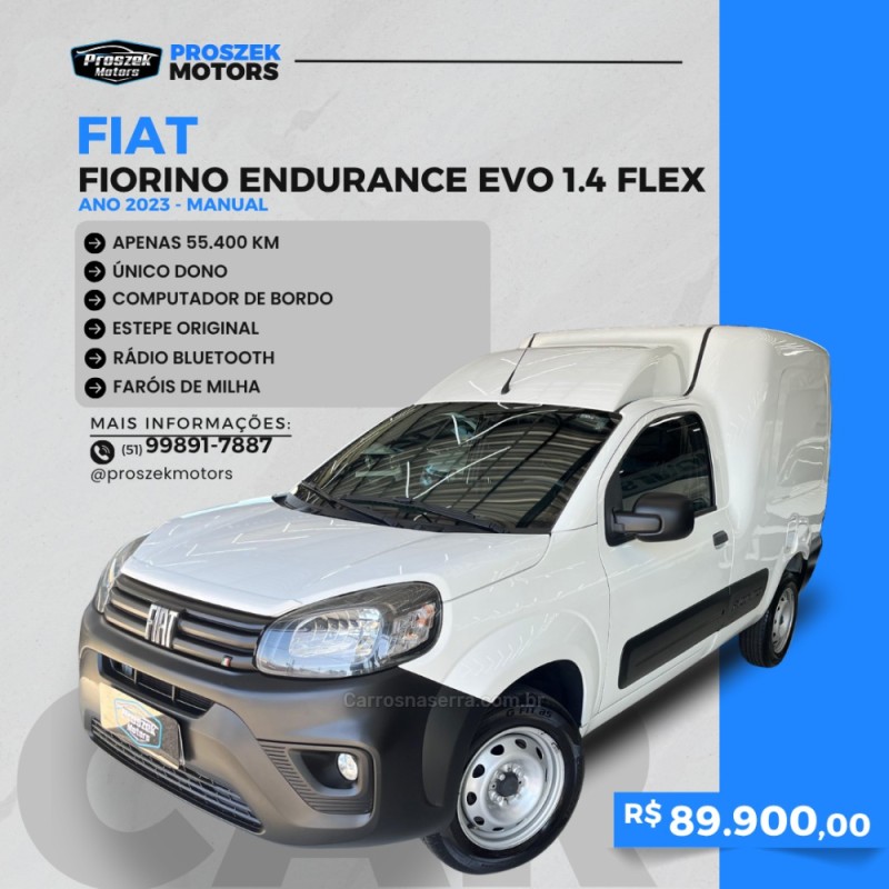 fiorino 1.4 endurance evo 8v flex 2p manual 2023 canoas