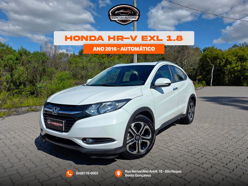 hr v 1.8 16v flex exl 4p automatico 2016 bento goncalves