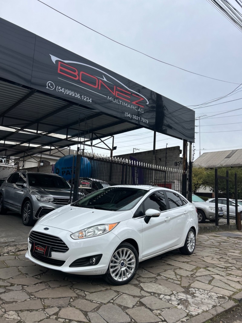 fiesta 1.6 titanium plus sedan 16v flex 4p automatico 2015 caxias do sul