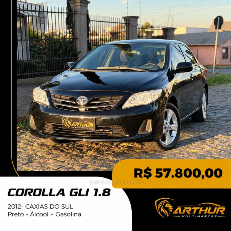 corolla 1.8 gli 16v flex 4p manual 2012 caxias do sul
