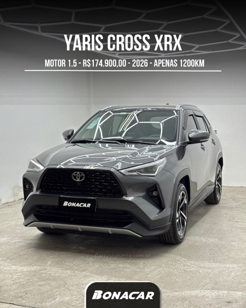 yaris cross 1.5 xrx 16v flex 4p automatico 2026 caxias do sul