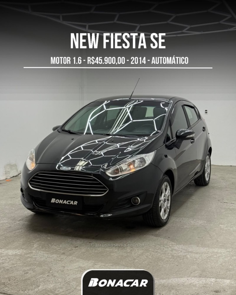 fiesta 1.6 se hatch 16v flex 4p automatico 2014 caxias do sul