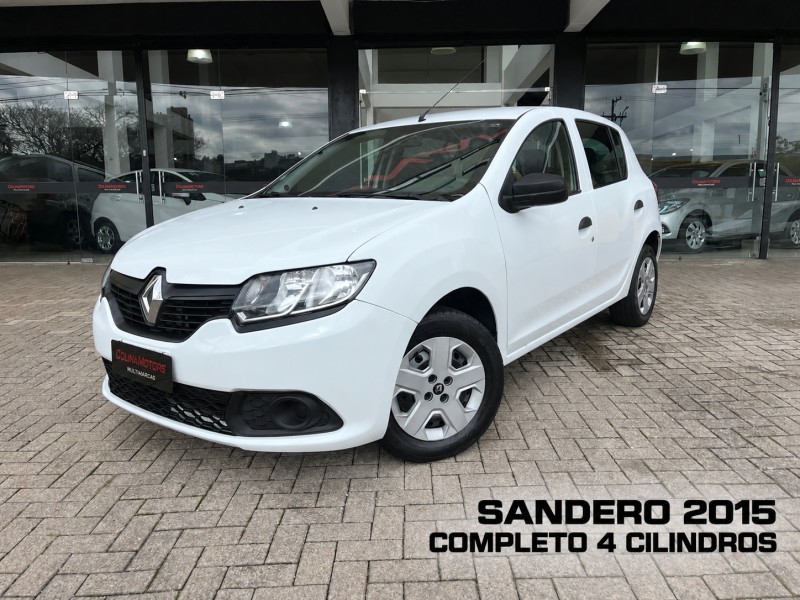 sandero 1.0 authentique 16v flex 4p manual 2015 caxias do sul