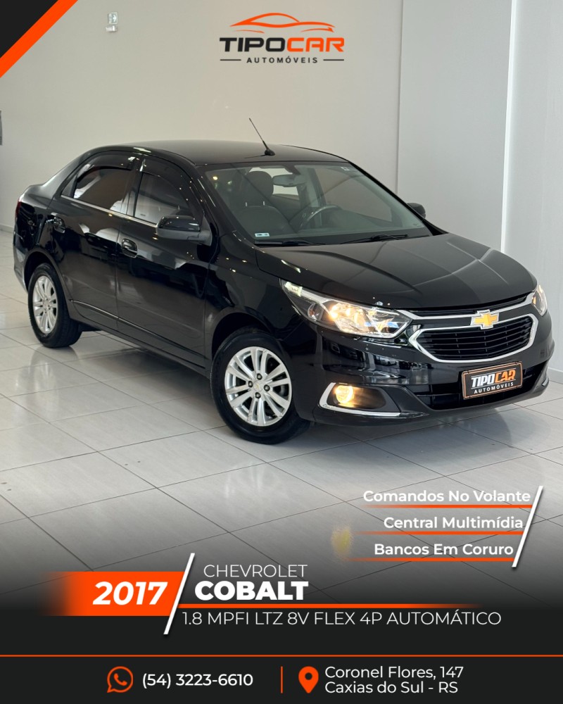 cobalt 1.8 mpfi ltz 8v flex 4p automatico 2017 caxias do sul