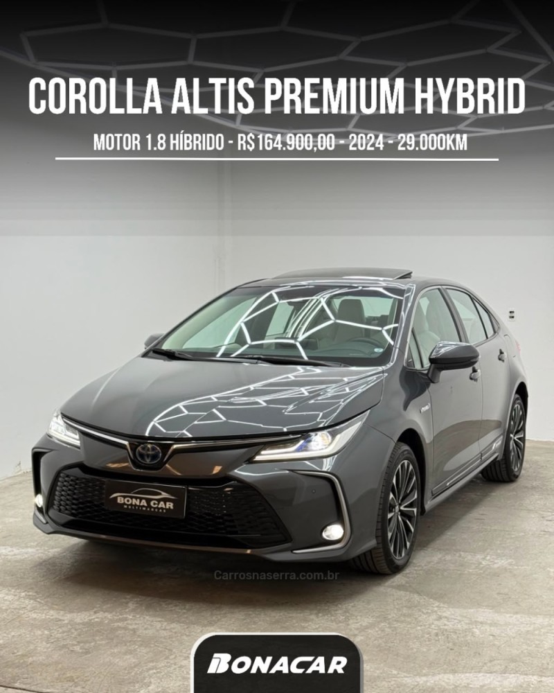 corolla 1.8 altis premium 16v hibrido 4p automatico 2024 caxias do sul