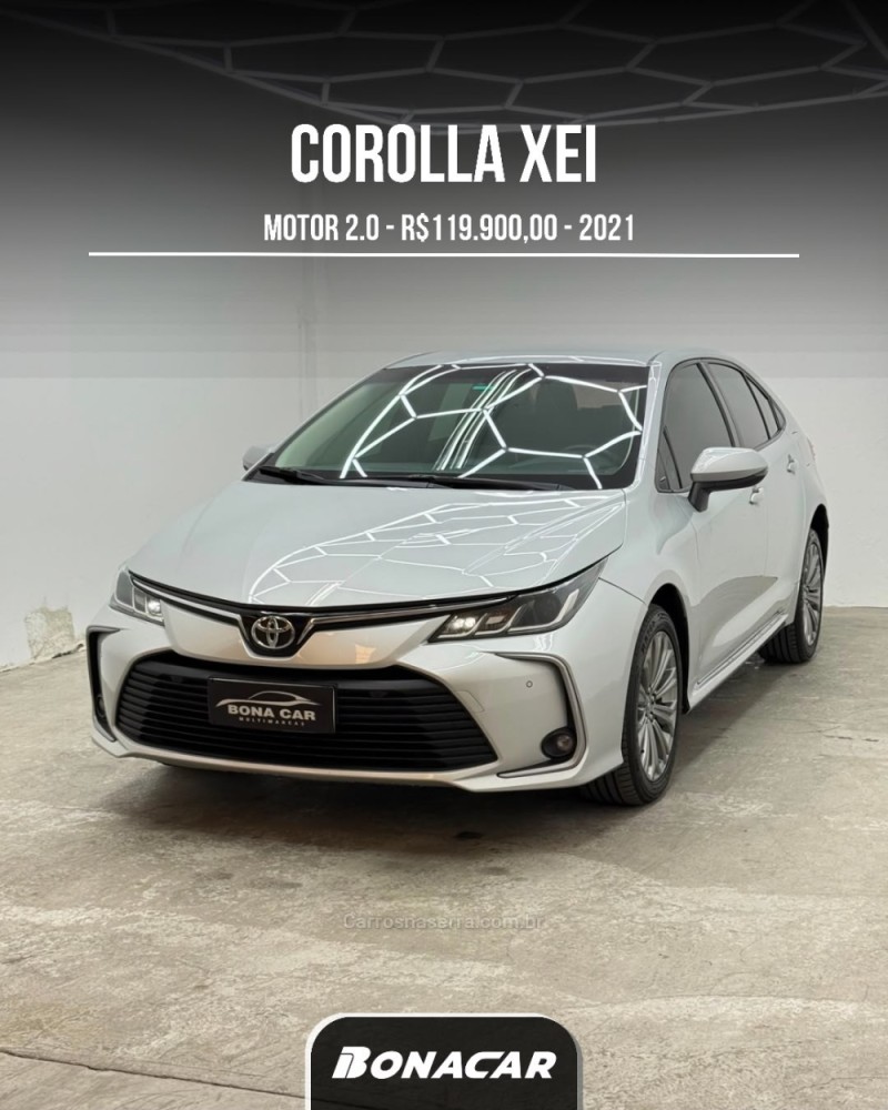 corolla 2.0 xei 16v flex 4p automatico 2021 caxias do sul