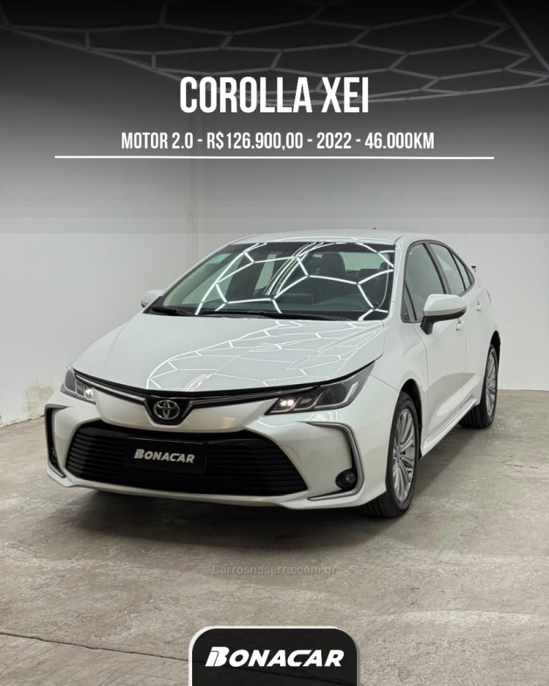 corolla 2.0 xei 16v flex 4p automatico 2022 caxias do sul