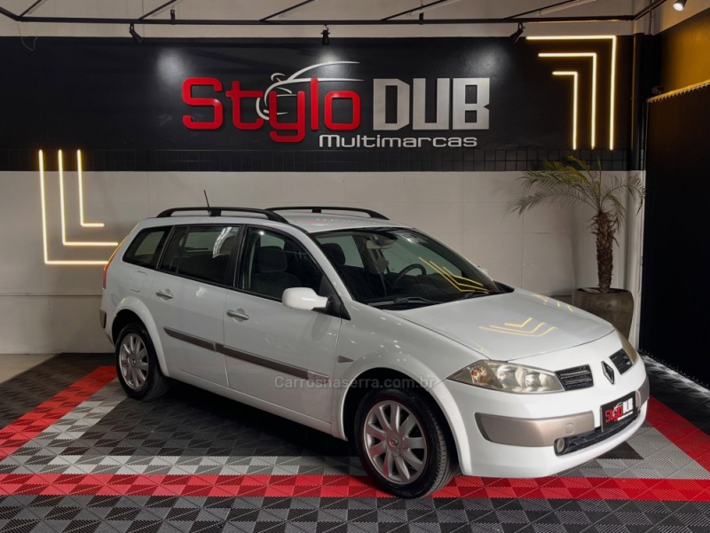 megane 1.6 dynamique grand tour 16v flex 4p manual 2012 estancia velha