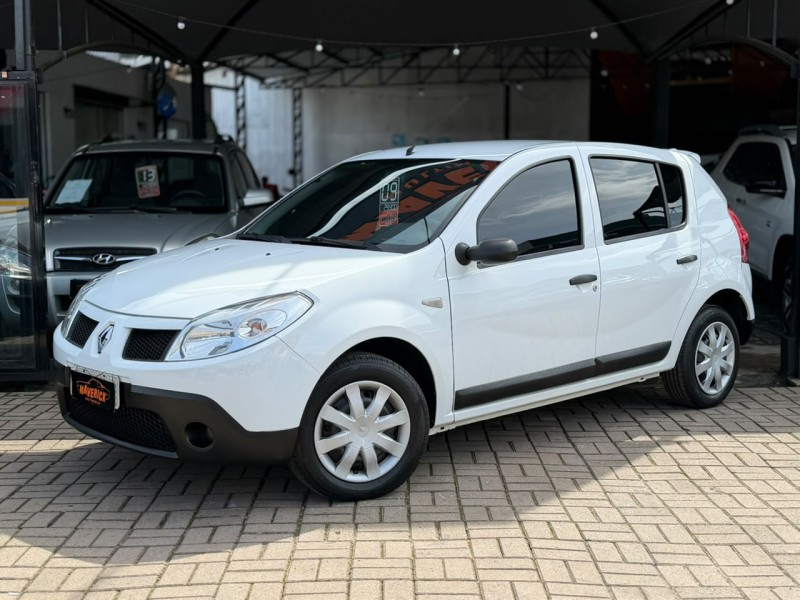 sandero 1.6 expression 8v flex 4p manual 2009 lagoa vermelha