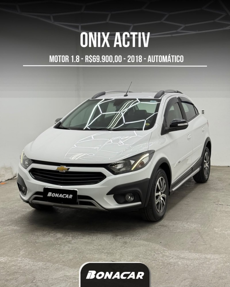 onix 1.4 mpfi activ 8v flex 4p automatico 2018 caxias do sul