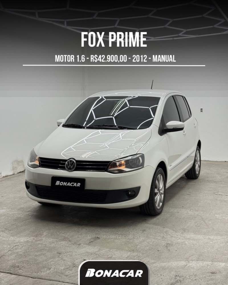 fox 1.6 mi prime 8v flex 4p manual 2012 caxias do sul
