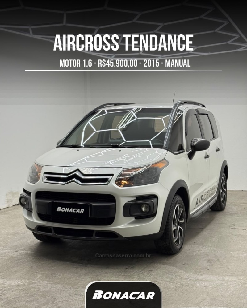 aircross 1.6 tendance 16v flex 4p manual 2015 caxias do sul