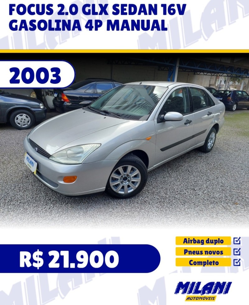 focus 2.0 glx sedan 16v gasolina 4p manual 2003 bento goncalves