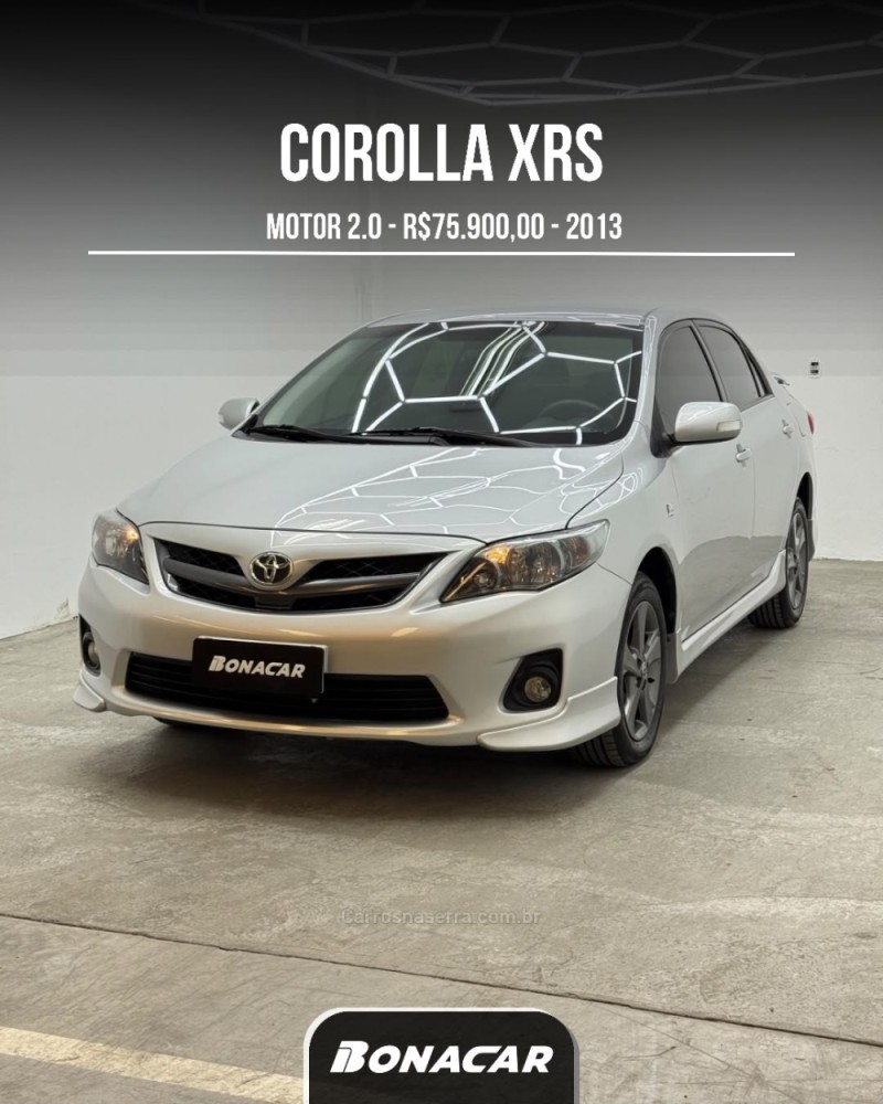 corolla 2.0 xrs 16v flex 4p automatico 2013 caxias do sul