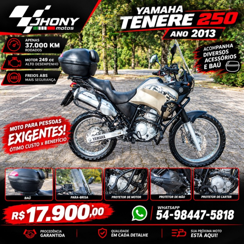 xtz 250 tenere 2013 caxias do sul