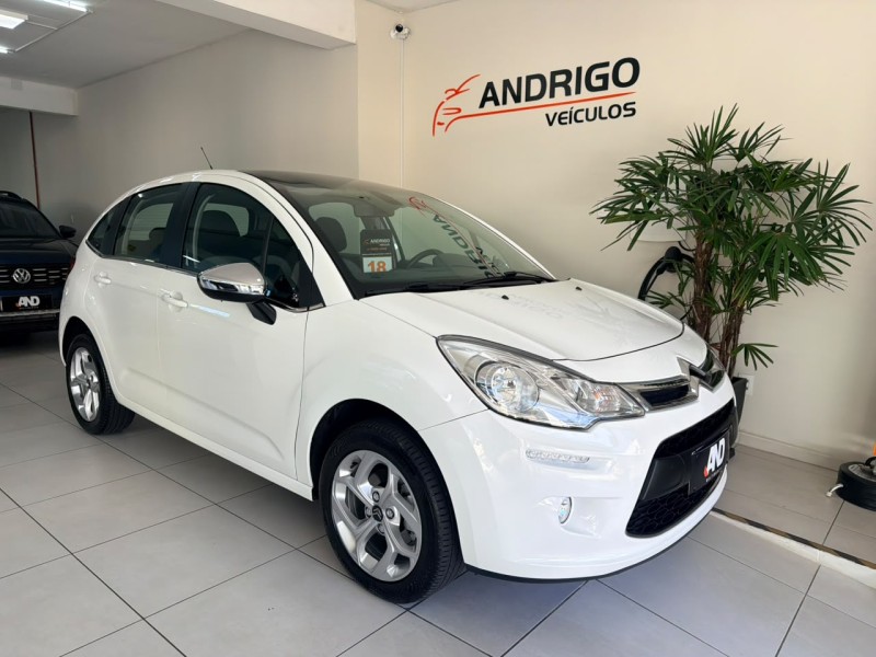 c3 1.6 exclusive 16v flex 4p automatico 2018 caxias do sul