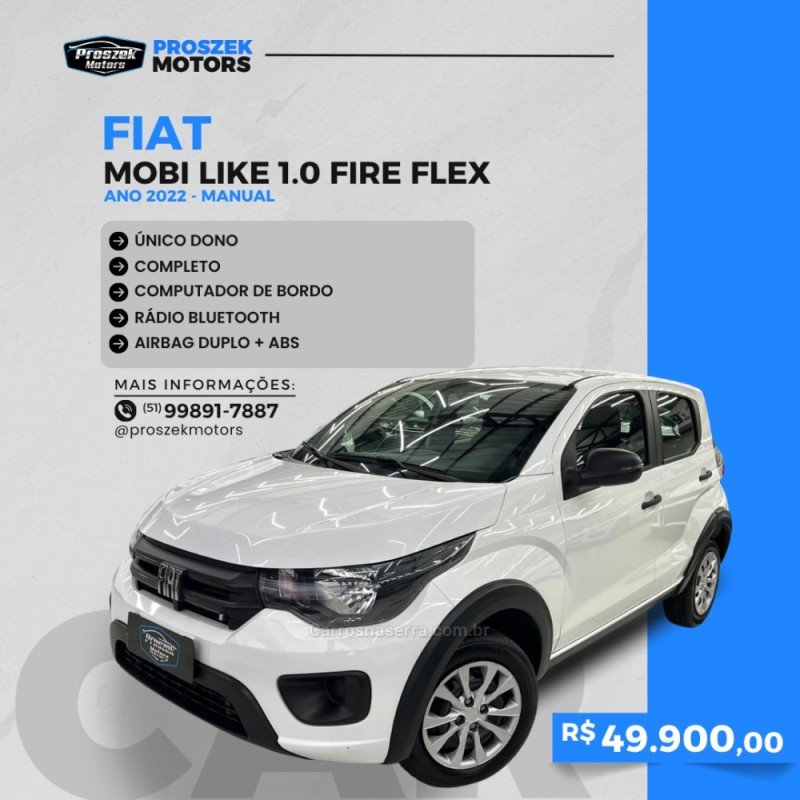 mobi 1.0 8v evo flex like. manual 2022 canoas