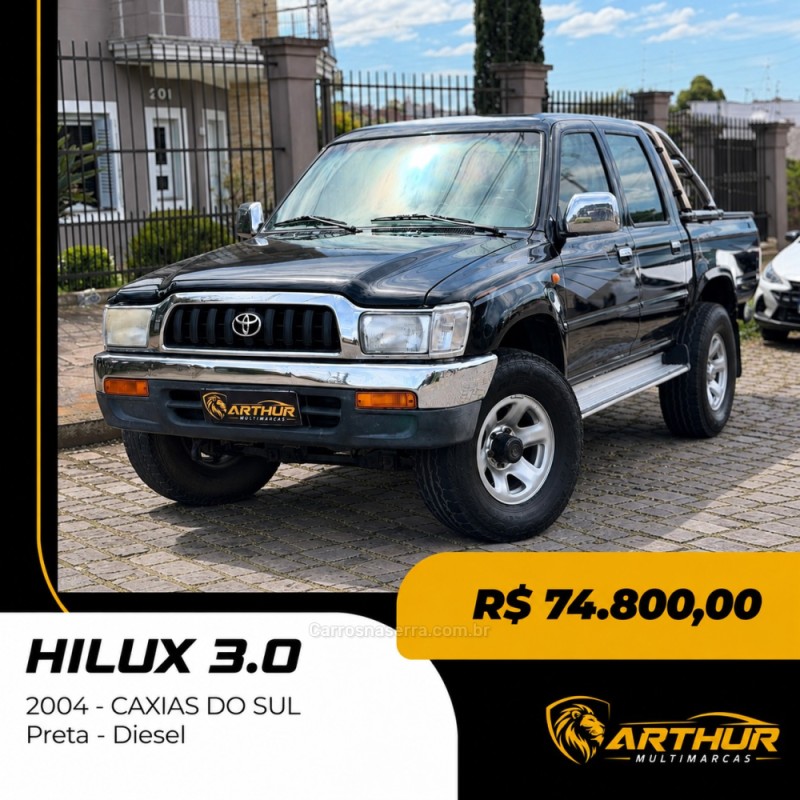 hilux 3.0 sr 4x4 cd 8v turbo diesel 4p manual 2004 caxias do sul