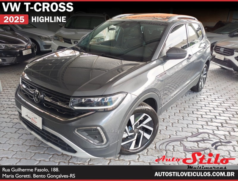 t cross 1.4 highline tsi 16v flex 4p automatico 2025 bento goncalves