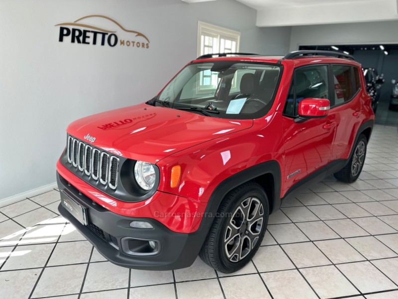 renegade 1.8 16v flex longitude 4p automatico 2016 bento goncalves