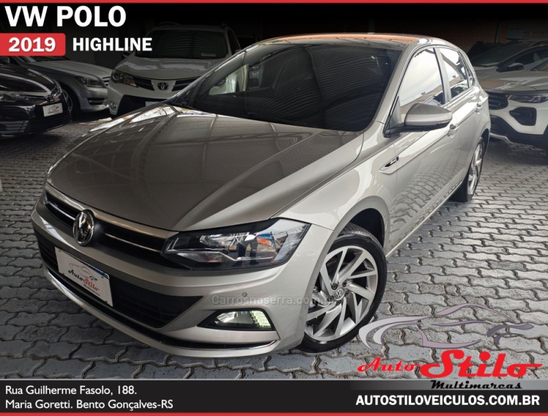 polo 1.0	200 tsi highline automatico  2019 bento goncalves