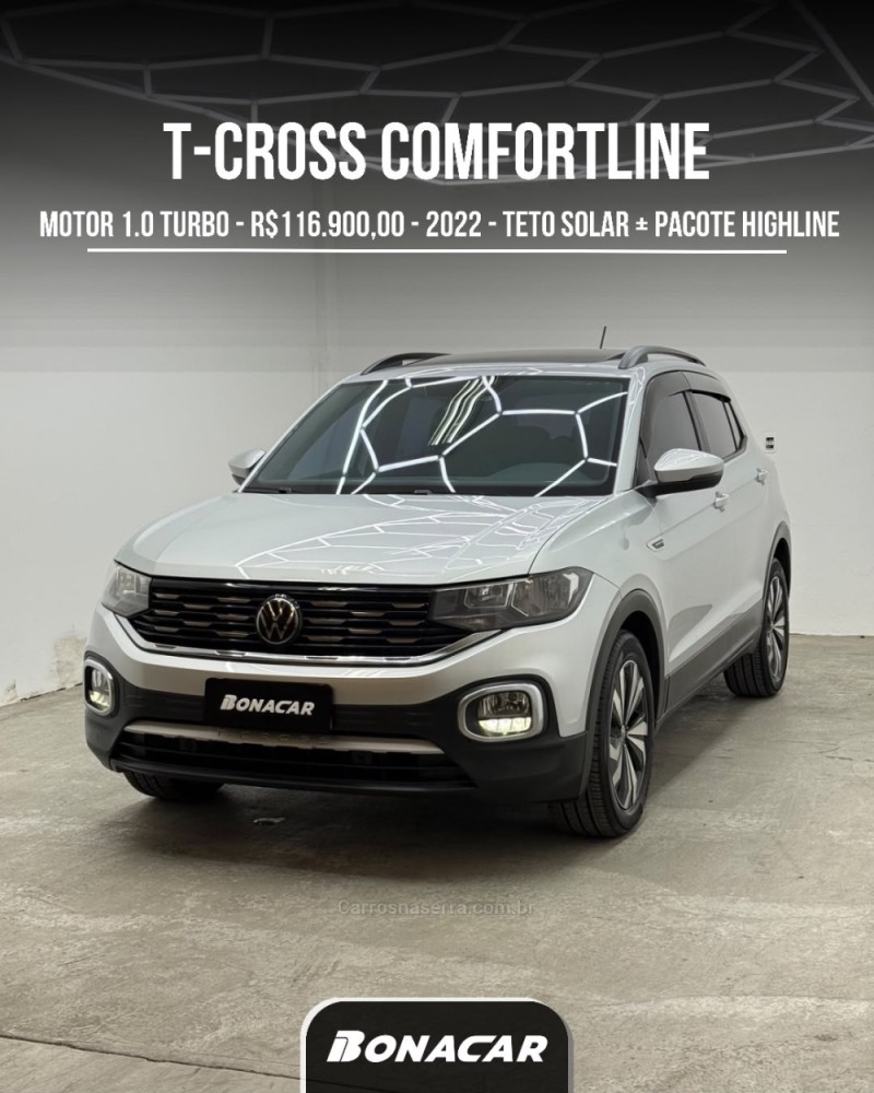 t cross 1.0 comfortline tsi flex 4p automatico 2022 caxias do sul