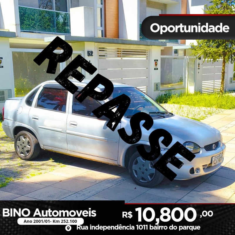 corsa 1.0 mpfi milenium 8v gasolina 4p manual 2001 farroupilha