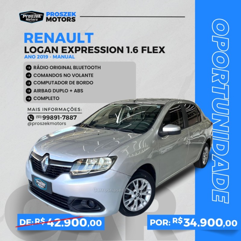 logan 1.6 expression 16v flex 4p manual 2019 canoas