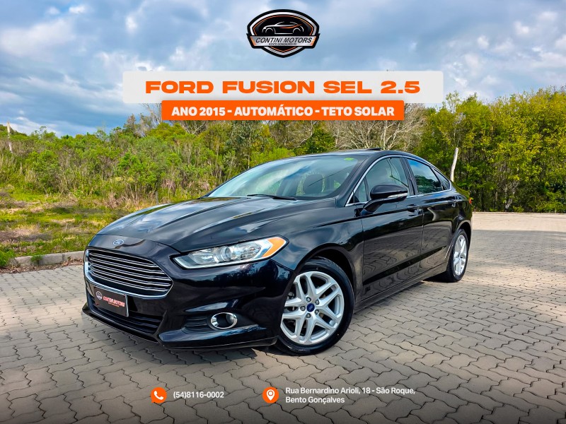 fusion 2.5 sel 16v gasolina 4p automatico 2015 bento goncalves