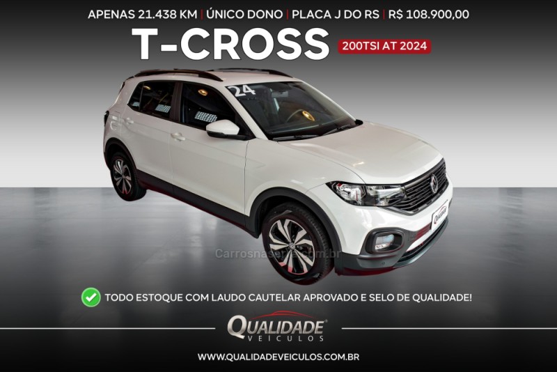 t cross 1.0 tsi 200 sense automatico 2024 santa cruz do sul