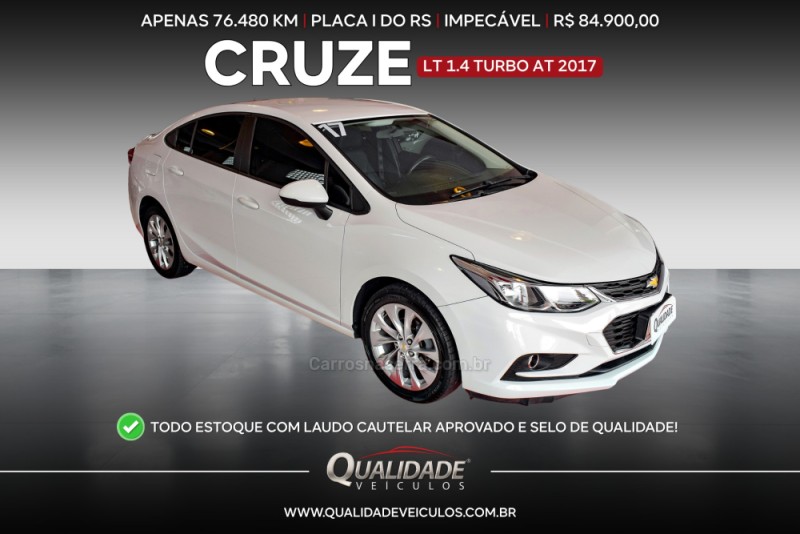 CRUZE 1.4 TURBO LTZ 16V FLEX 4P AUTOMÁTICO