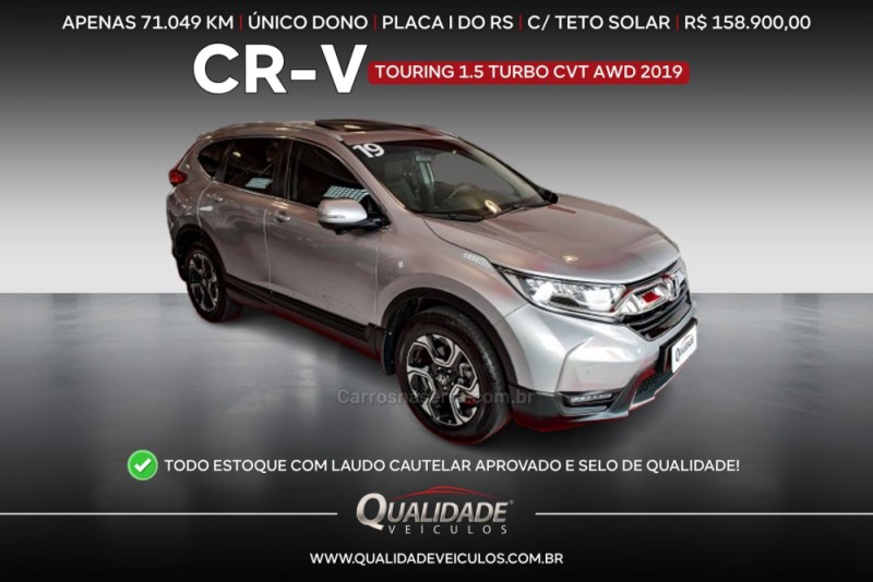 CRV 1.5 TOURING 4WD 16V TURBO GASOLINA 4P AUTOMÁTICO