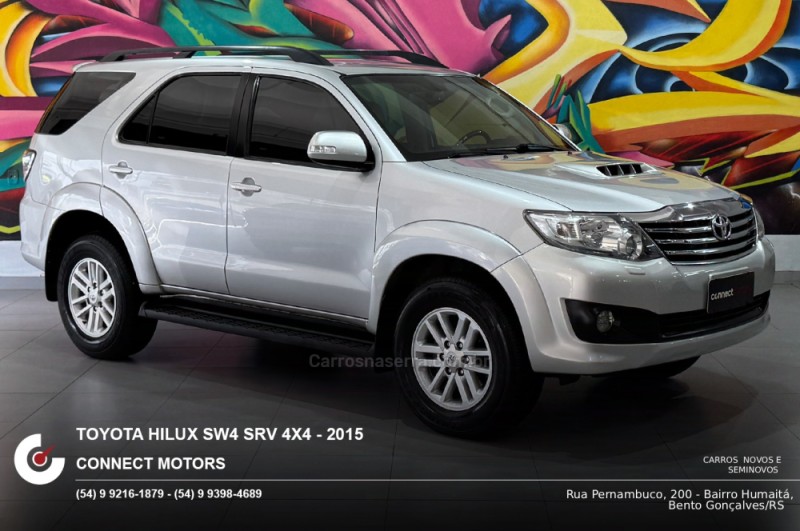 hilux sw4 3.0 srv 4x4 16v turbo intercooler diesel 4p automatico 2015 bento goncalves