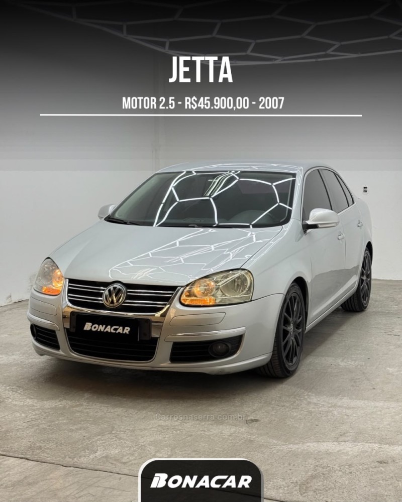 jetta 2.5 i 20v 150cv gasolina 4p tiptronic 2007 caxias do sul