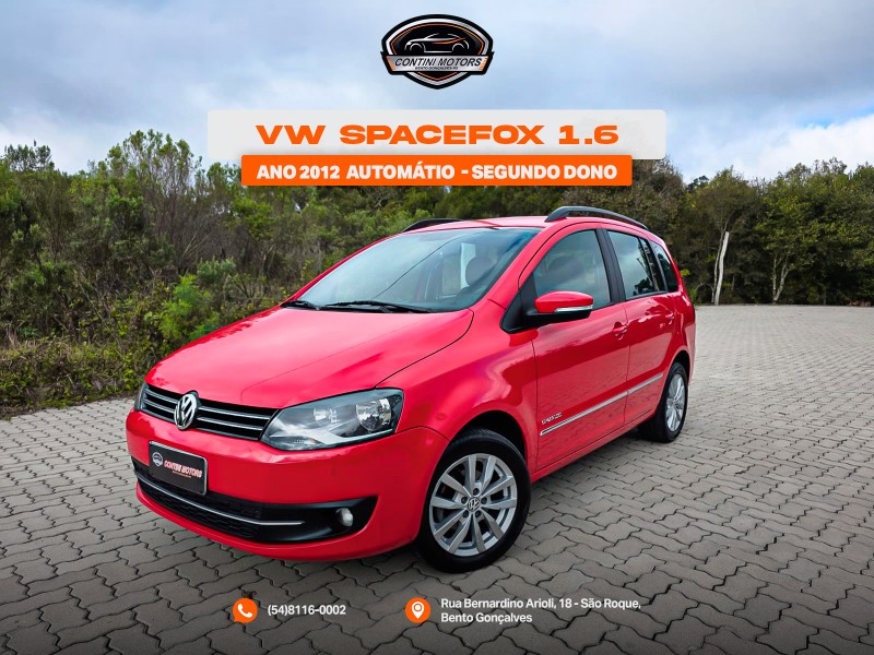 spacefox 1.6 mi sportline 8v flex 4p automatizado 2012 bento goncalves