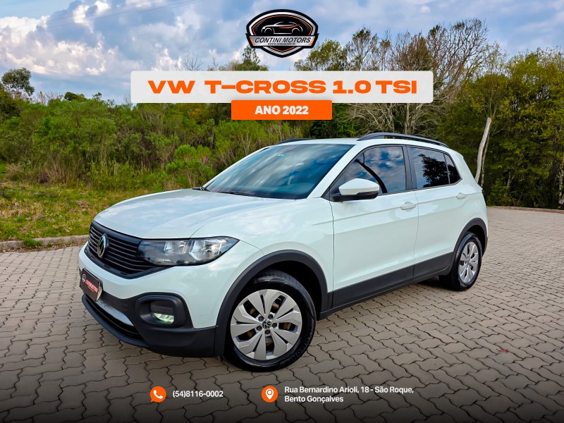 t cross 1.0 tsi 200 sense automatico 2022 bento goncalves