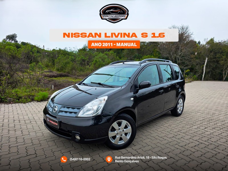 livina 1.6 s 16v flex 4p manual 2011 bento goncalves