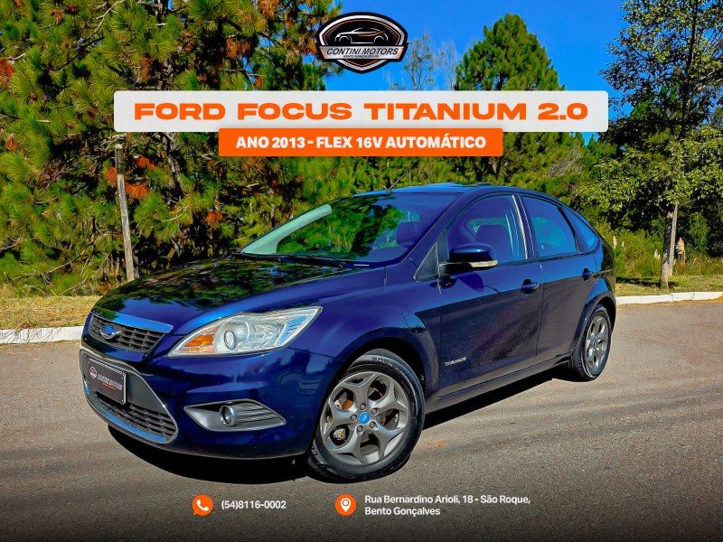 focus 2.0 titanium hatch 16v flex 4p automatico 2013 bento goncalves