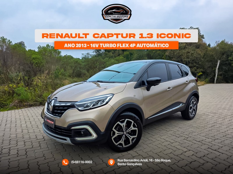captur 1.3 iconic 16v turbo flex 4p automatico 2024 bento goncalves