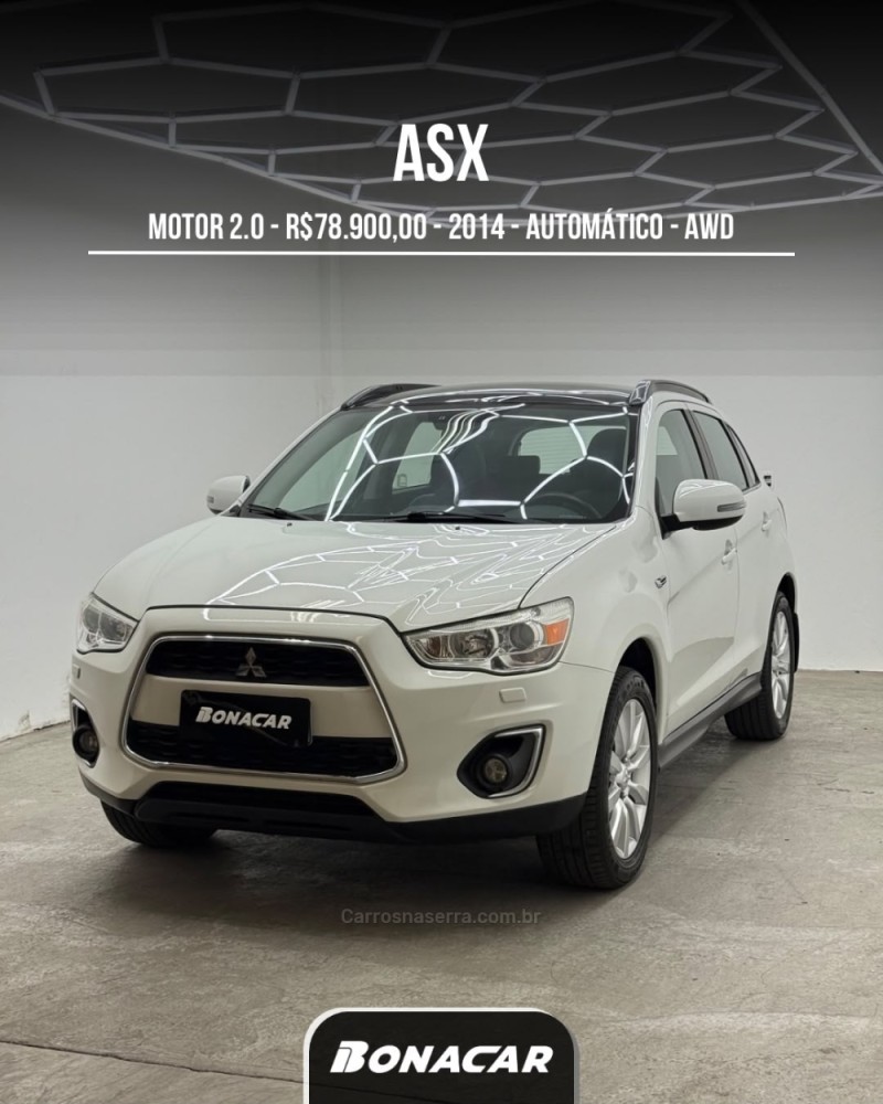 asx 2.0 4x4 awd 16v gasolina 4p automatico 2014 caxias do sul