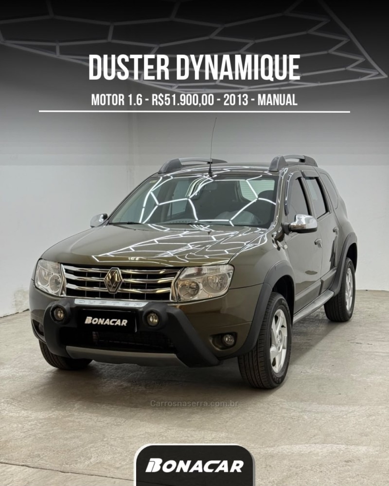 duster 1.6 dynamique 4x2 16v flex 4p manual 2013 caxias do sul
